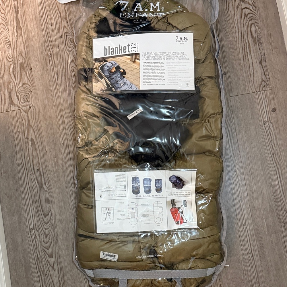 7 A.M. Enfant Olive Blanket 212